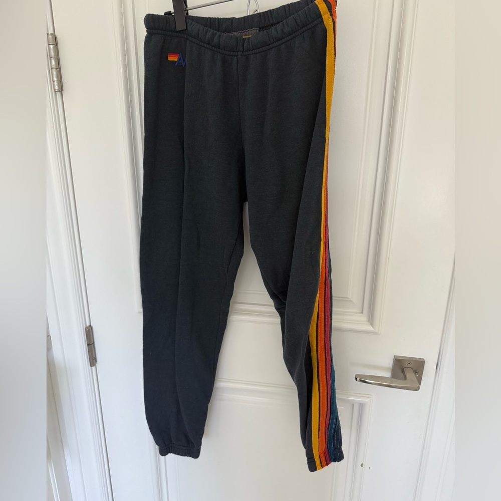 Aviator Nation 5 stripe sweatpants